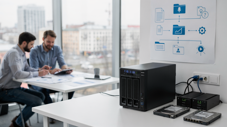 Хранение демок и конфигов на Synology для тренировок команды